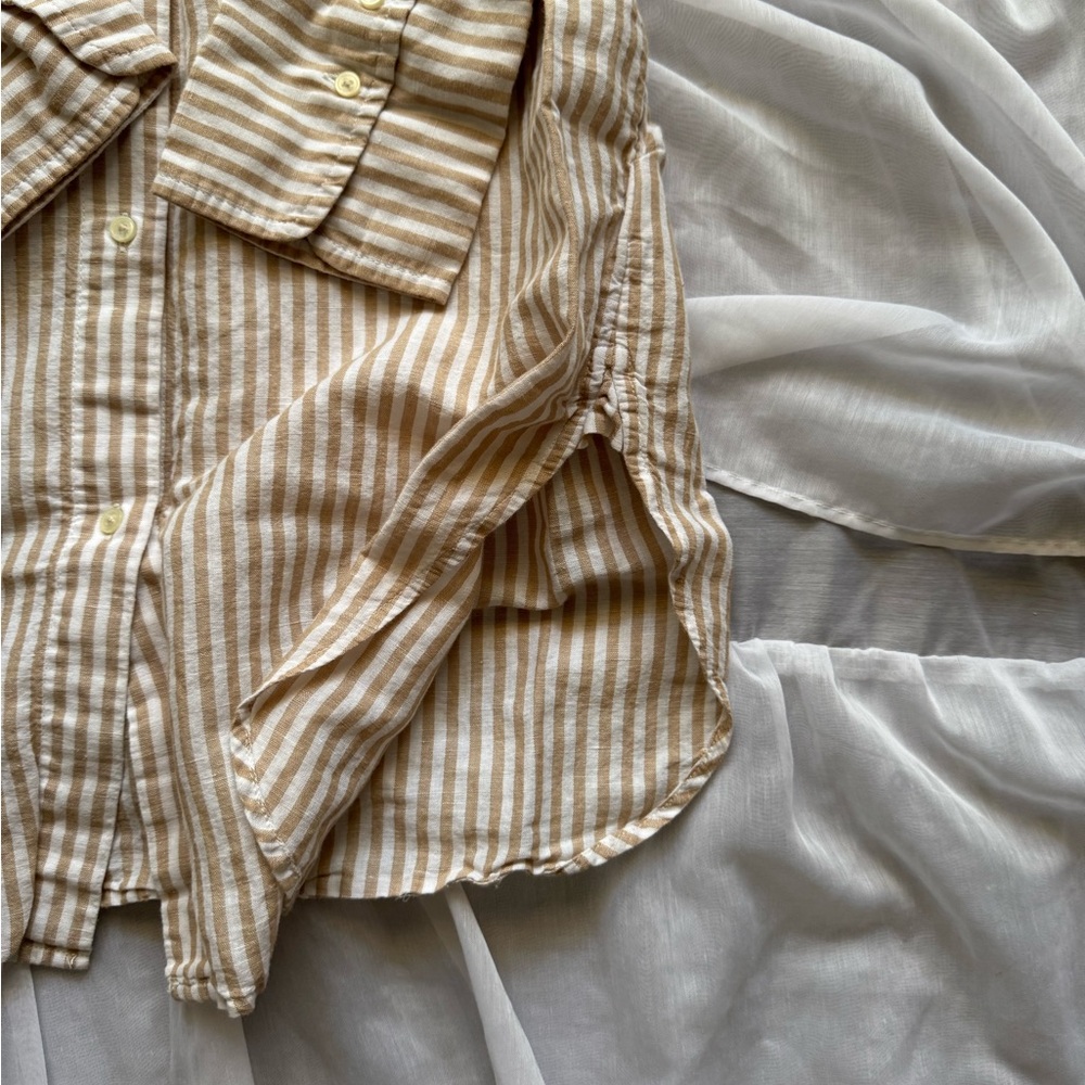 J. Crew Relaxed-Fit Cotton Voile Beach Shirt Dress - Picture 5 of 7